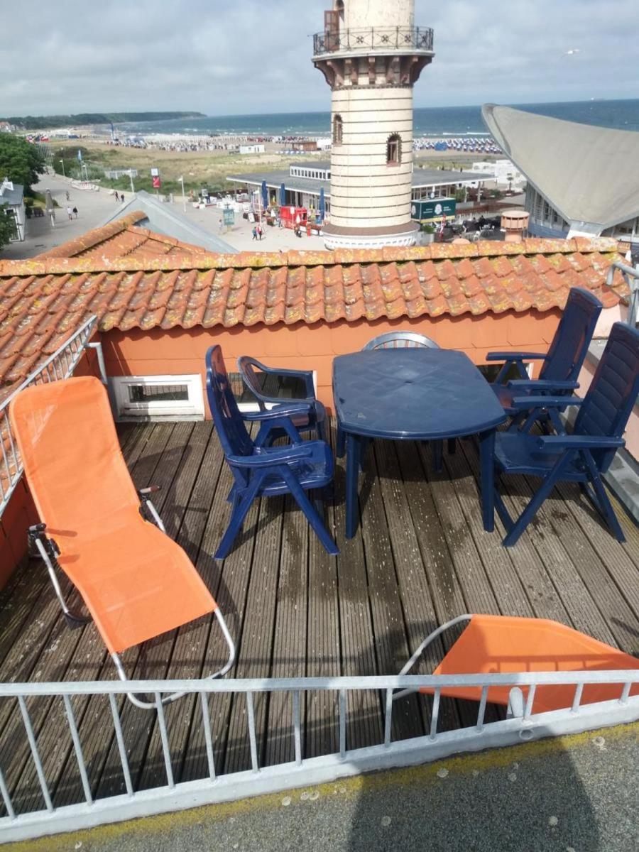 Sonnendeck, Direkt Am Leuchtturm Lägenhet Rostock Exteriör bild