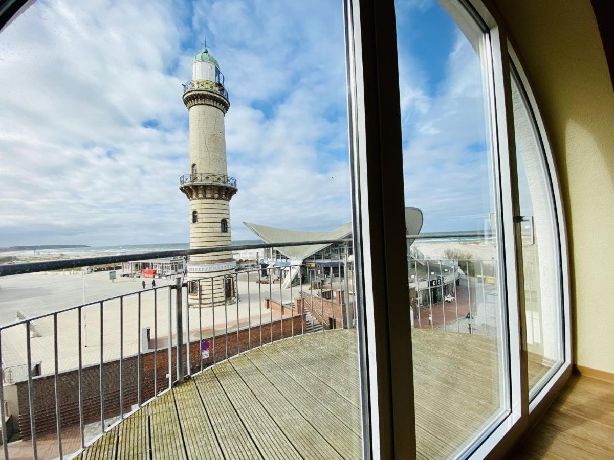 Sonnendeck, Direkt Am Leuchtturm Lägenhet Rostock Exteriör bild
